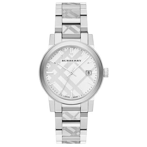 burberry the city watch|Burberry The City Watch Silver Nova Check BU9037.